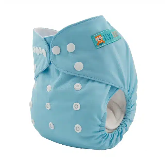 Baby Blue Alva baby cloth nappy